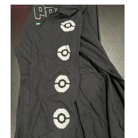 ATSUKO POKEMON New Black Long Sleeve Graphic Tee Size L - Picture 7 of 7